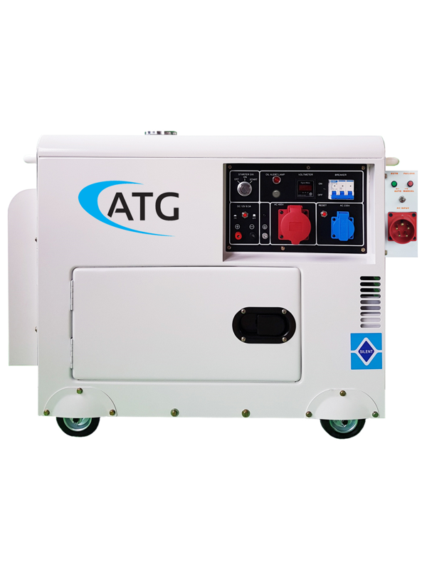 5kW Pflanzenöl-Generator Vorderseite als #Notstromaggregat