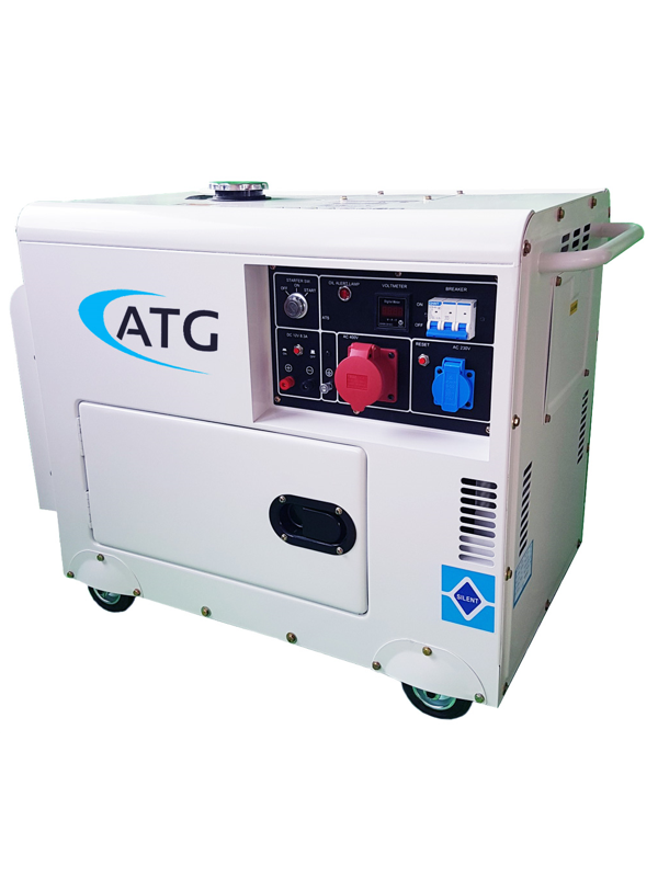 5kW Pflanzenöl-Generator in 3D Ansicht als #Notstromaggregat