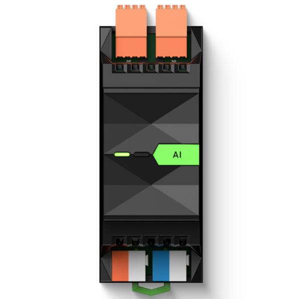 Loxone AI Extension zur Montage auf Hutschiene für den Anschluß von bis zu 4 Raumthermostaten fürs Heizen und Kühlen von Räumen