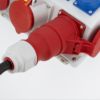 Solarverteiler mit plug&play Anbausteckern am Gehäuse, mit eingebautem betriebsfertigem Loxone Energiemanagentsystem
